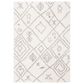 Safavieh Parma Shag PMA583A 4" x 6" Cream and Grey Area Rug, , large