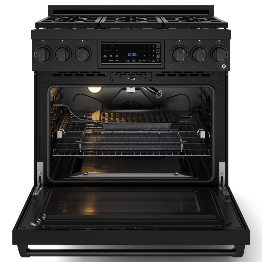 Thor Kitchen Gordon Ramsay 6 Cu. Ft. Professional Natural Gas Range in Black, , large