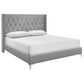 New Heritage Design Huxley Queen Upholstered Bed in Gray, , large