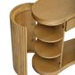 Bassett Mirror Company Sterling Console Table in Wheated Oak, , large