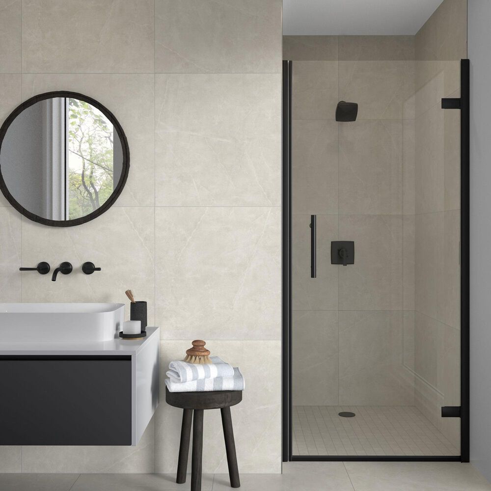 Emser Sterlina II Silver 24&quot; x 24&quot; Matte Porcelain Tile, , large