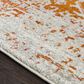 Surya Harput HAP-1019 2" x 3" Orange, Gray and Garnet Scatter Rug, , large