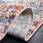 Safavieh Invista 8" x 10" Navy and Rust Area Rug, , large