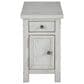 Ashley Robbinsdale Chairside End Table in Antique White, , large