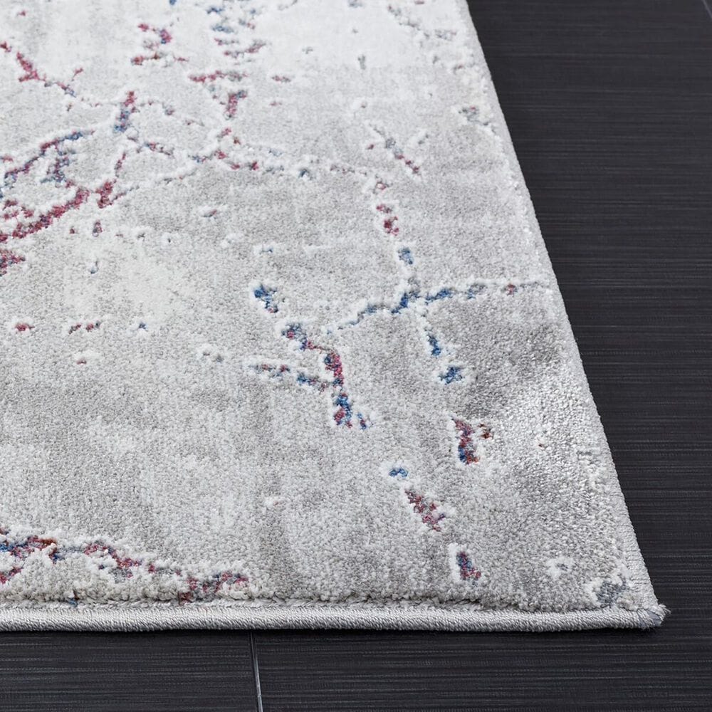 Safavieh Craft 2&#39;2&quot; x 9&#39; Grey and Wine Runner, , large