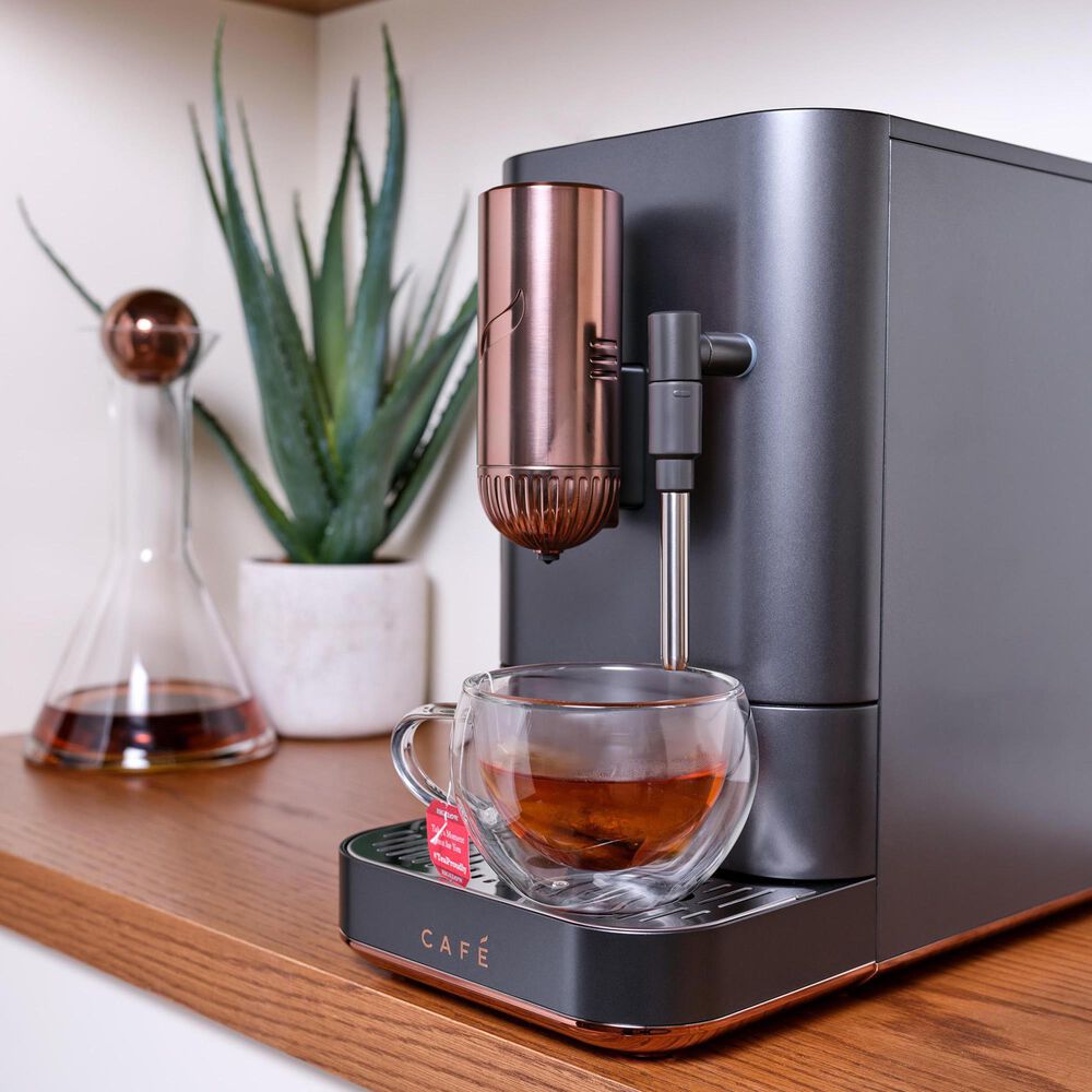 Cafe 40.5 Oz Affetto Espresso Machine in Matte Black, , large