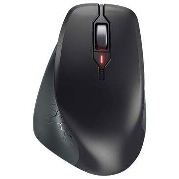 Cherry Ergonomic Wireless Mouse with Quiet Click Buttons in Black, , large