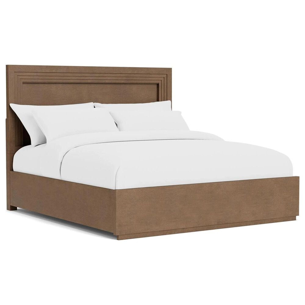 Shannon Hills Cascade Queen Platform Bed in Casual Mink, , large