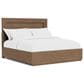 Shannon Hills Cascade Queen Platform Bed in Casual Mink, , large