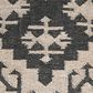L.R. Home Barkley 48" Bench with Cream Cushion in Black, , large