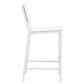 Zuo Modern Kayu Patio Barstool in White, , large