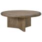 Sterling Timber Pagosa Round Cocktail Table in Oak, , large
