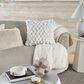 Nourison Sofia 20" x 20" Square Throw Pillow in White, , large