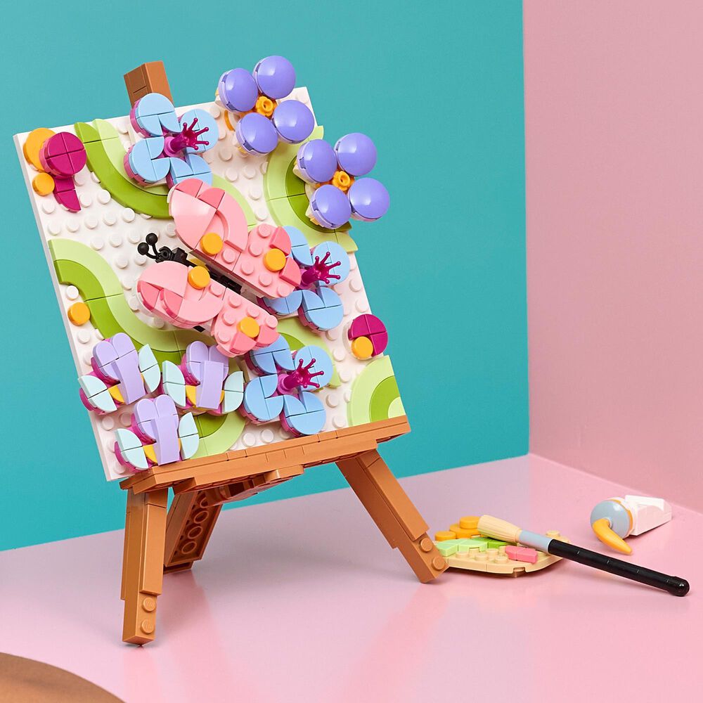 LEGO Creator Floral Art Decor Painting Building Set, , large