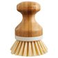 HIC Kitchen Handle Dishwashing Vegetable Brush in Brown, , large