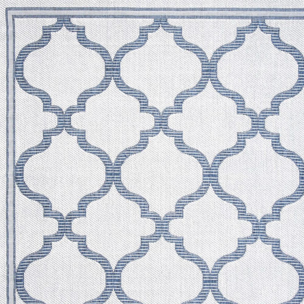 Safavieh Bermuda 9&#39; x 12&#39; Ivory and Charcoal Indoor/Outdoor Area Performance Rug, , large