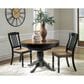 Ashley Clorazi Side Chair in Black and Brown, , large