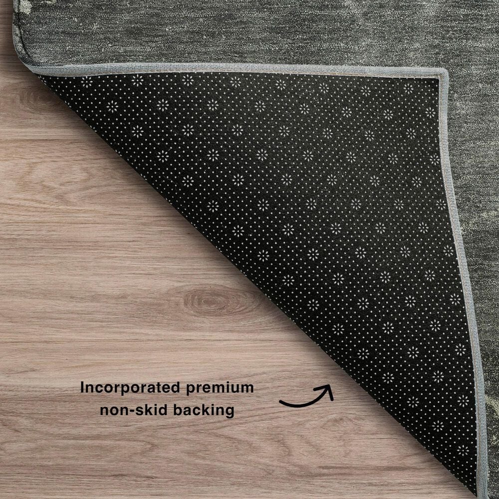 Dalyn Rug Company Odyssey Charcoal 8' Round Area Rug, , large