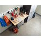 Gladiator 4" Adjustable Height Hardwood Workbench in Hammered Granite, , large