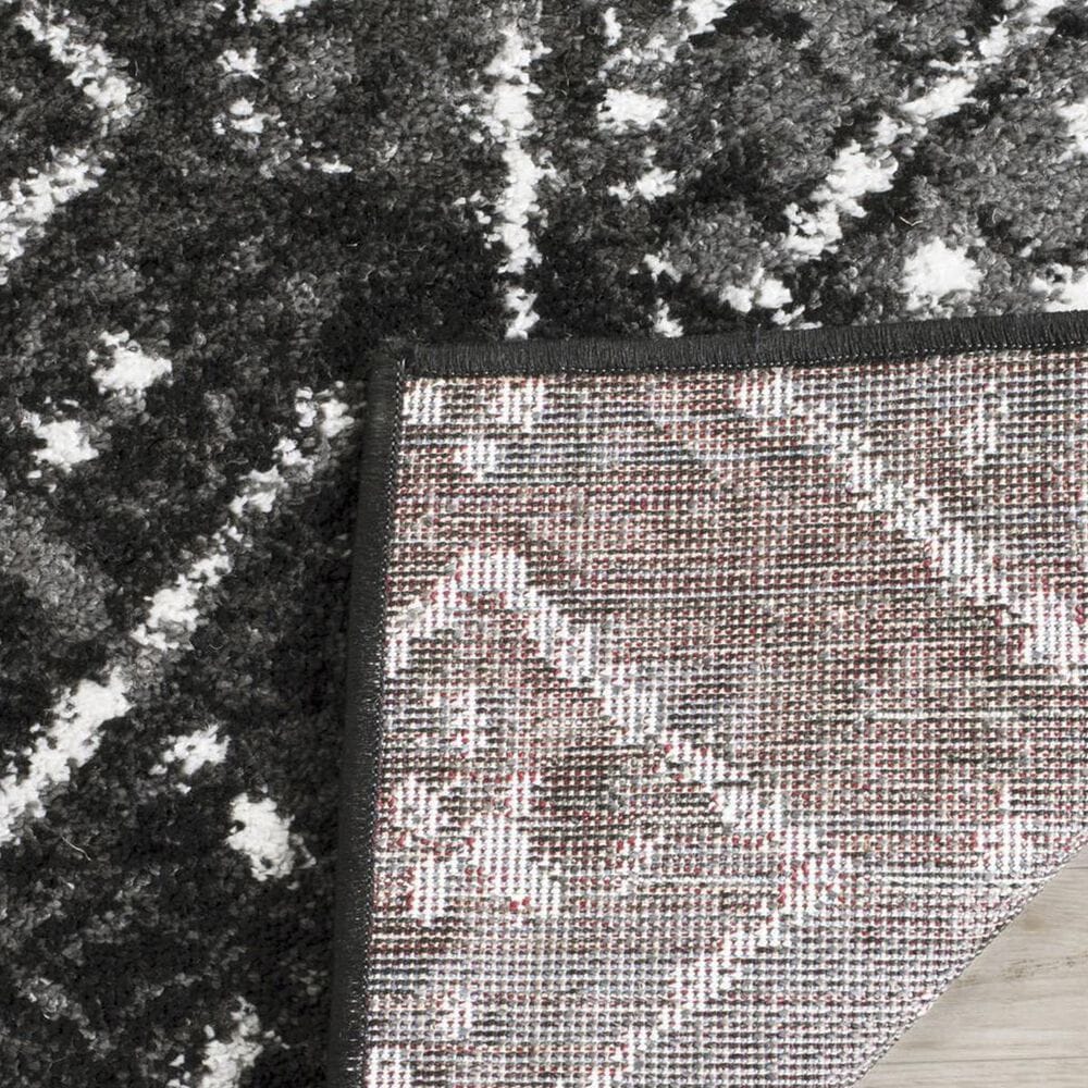 Safavieh Adirondack ADR111C 4&#39; Square Black and Silver Area Rug, , large