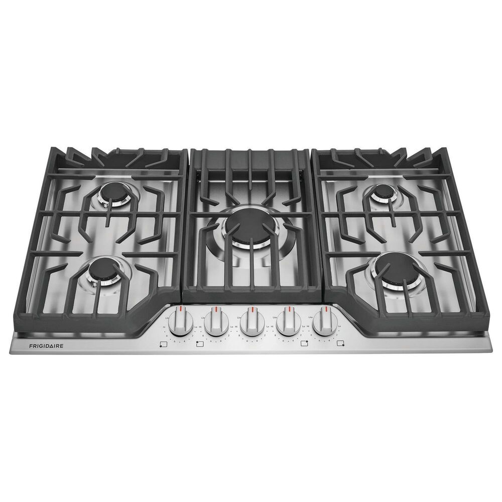 Frigidaire 2-Piece Kitchen Package with 5.3 Cu. Ft. Single Electric Wall Oven and 36&quot; Gas Cooktop in Stainless Steel, , large