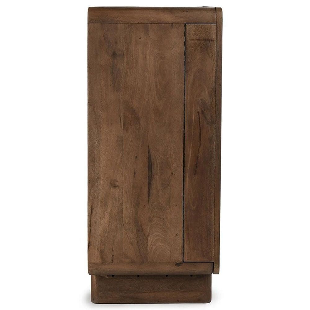 Classic Home Holmes Bar Cabinet in Artisan Brown, , large
