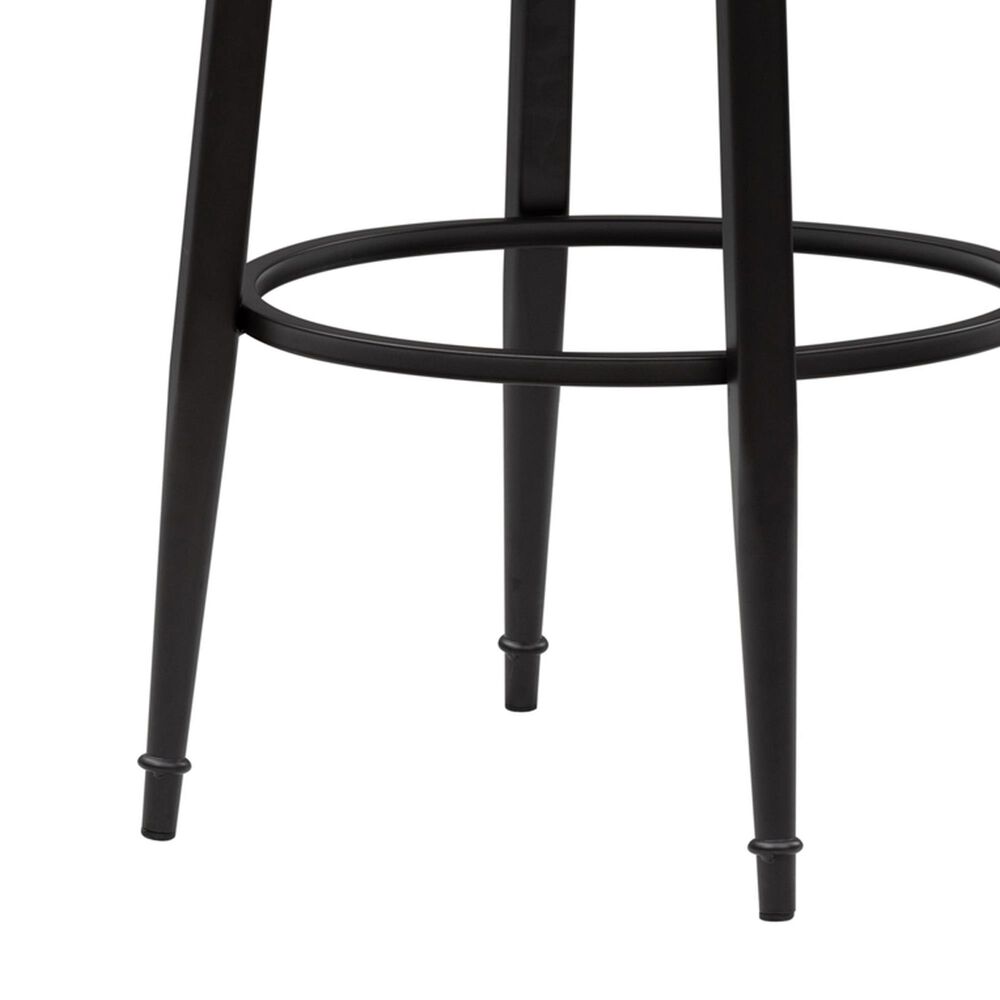 Armen Living Baxter Swivel Bar Height Stool in Cream, , large