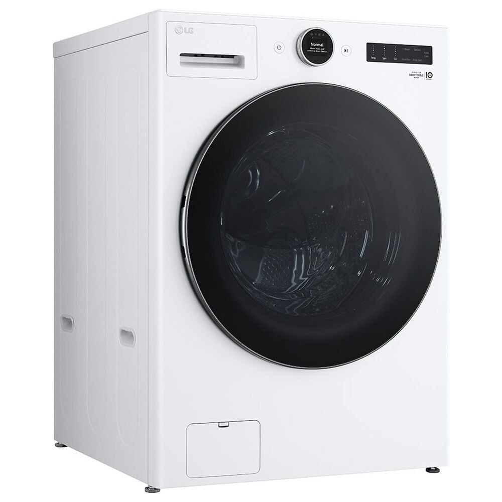 LG 4.5 Cu. Ft. Ultra Large Capacity Front Load Washer with AIDD In White, , large
