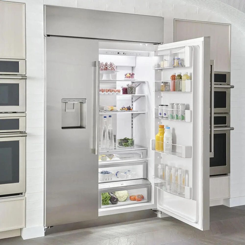 Monogram 48&quot; Smart Built-In Side by Side Refrigerator in Stainless Steel &#40;Handles Sold Separately&#41;, , large