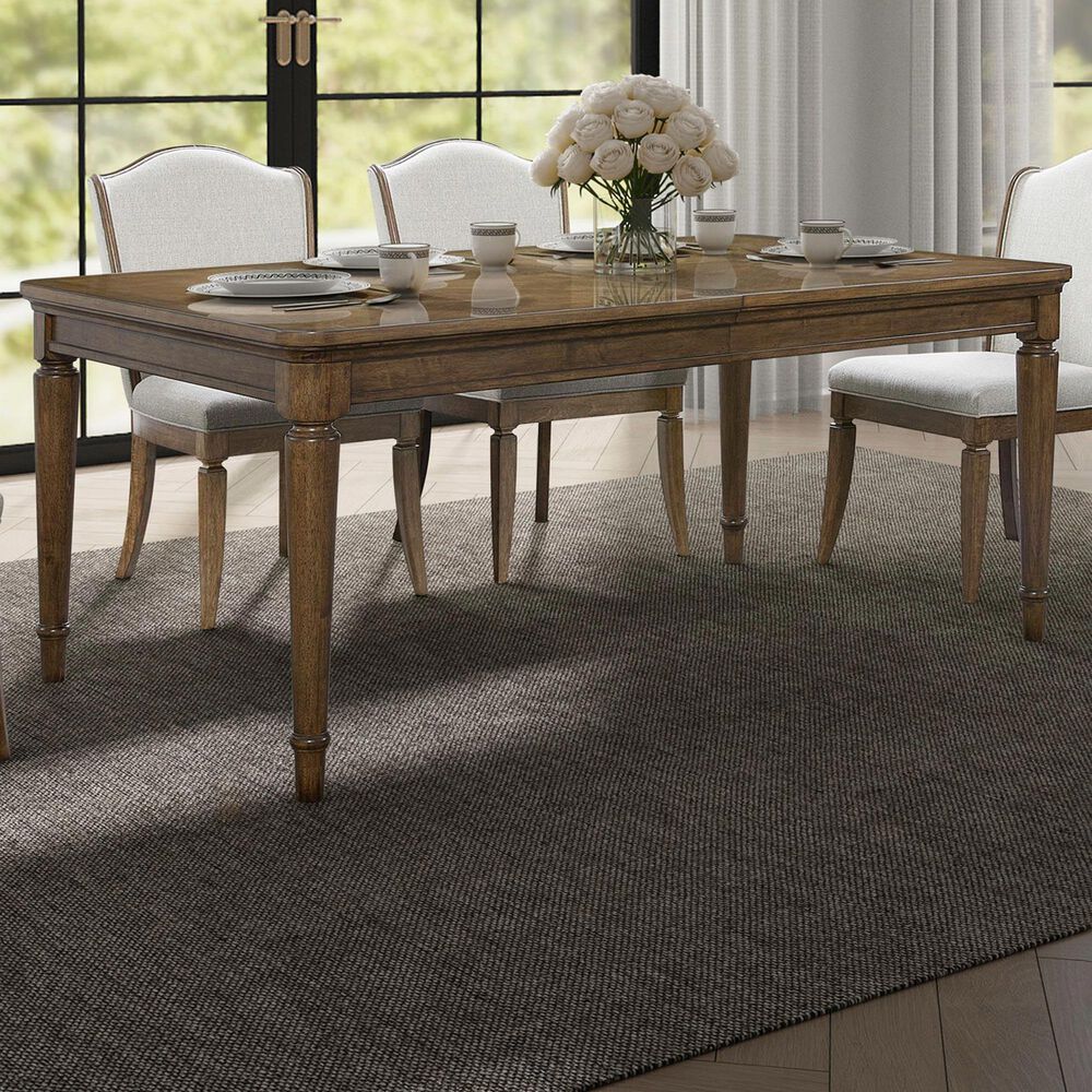 Belle Furnishings Harrison Heights Extendable Dining Table in Sienna - Table Only, , large