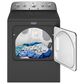 Maytag 4.7 Cu. Ft. Top Load Agitator Washer and 7.0 Cu. Ft. Electric Dryer Laundry Pair in Black, , large