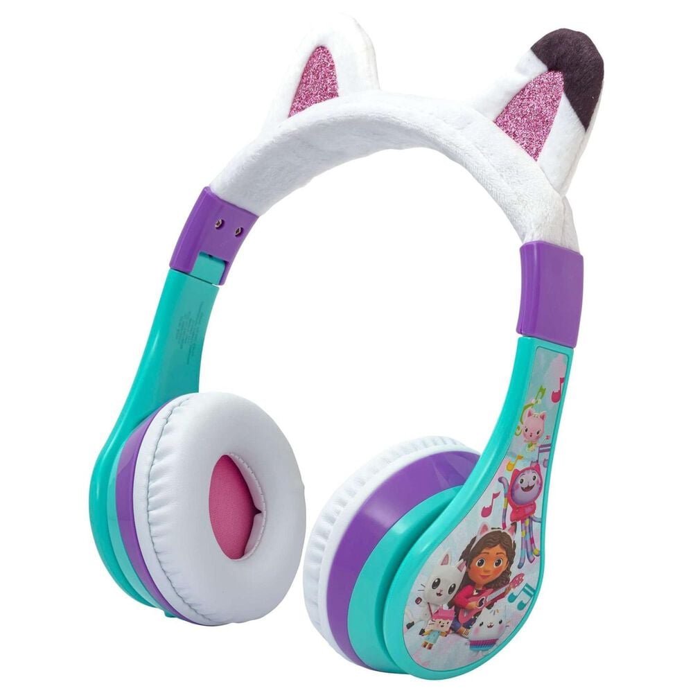 KIDdesigns Gabbys Dollhouse Wireless Kid Headphone in Aqua, , large