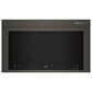 KitchenAid 2-Piece Kitchen Package with 30" Slide-In Smart Gas Range and 30" Over-the-Range Microwave Oven in Black Ore, , large