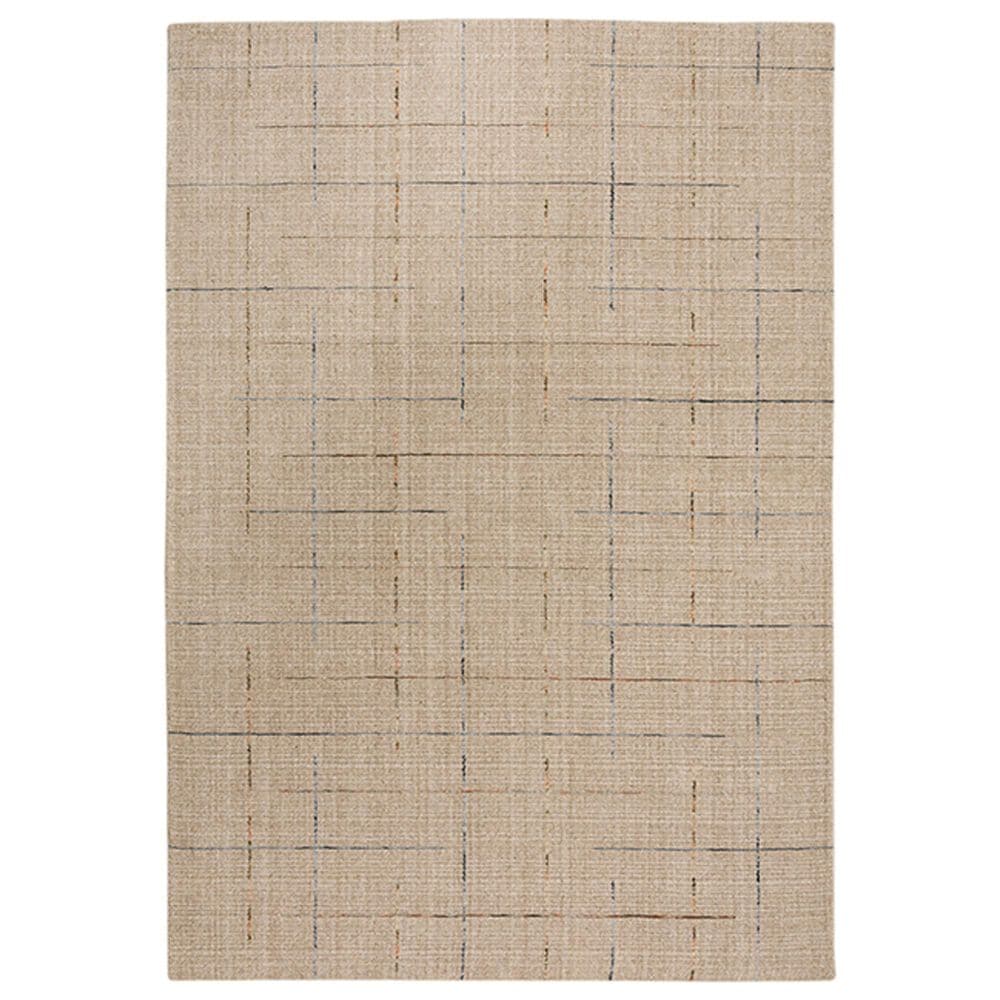 RIZZY Kiki 7"6" x 9"6" Light Brown and Beige Area Rug, , large