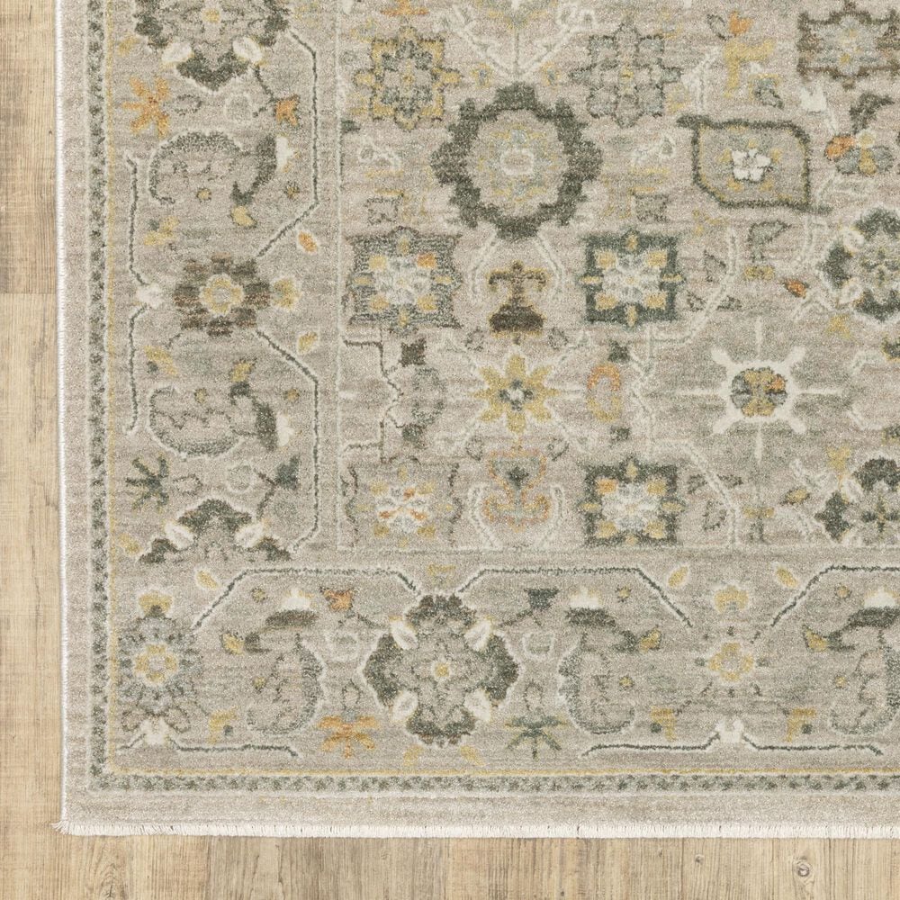 Oriental Weavers Keaton Beige and Blue 2'3" x 7'6" Runner, , large