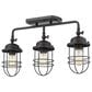 Golden Lighting Seaport 3-Light Bath Vanity in Matte Black, , large