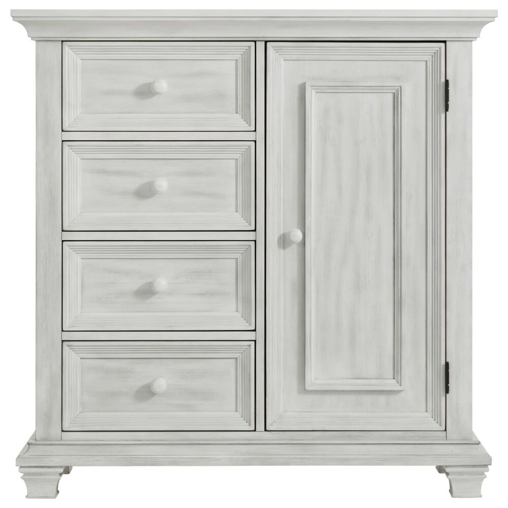 Oxford Baby Weston 2-Piece Crib and Dresser Nursery Set in Vintage White, , large