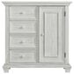 Oxford Baby Weston 2-Piece Crib and Dresser Nursery Set in Vintage White, , large