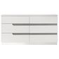 New Heritage Design Paradox 6-Drawer Dresser in White, , large