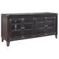 Signature Design by Ashley Todoe Extra Large 70" TV Stand in Industrial Gray, , large