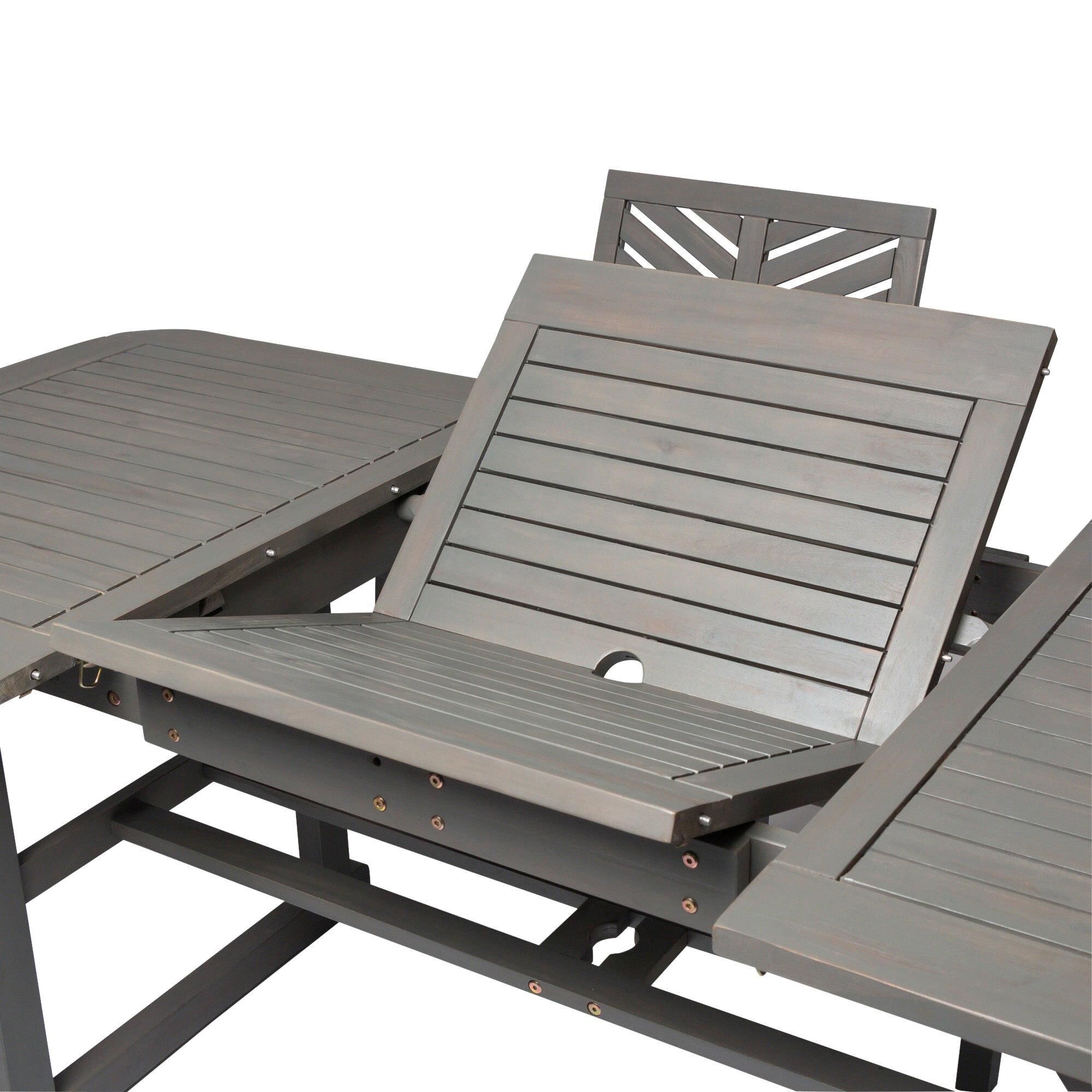 Walker edison extendable outdoor dining table on sale