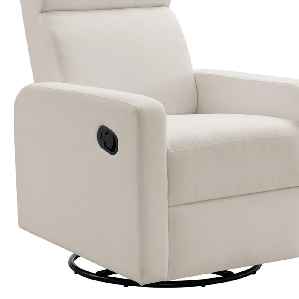 Oxford Baby Layton Swivel Glider Recliner in Cream, , large