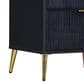 New Heritage Design Kailani 2-Drawer Nightstand in Black, , large