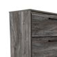 Ashley Baystorm 4 Piece Full LED Panel Bedroom Set in Smokey Gray, , large