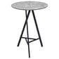 Zuo Modern Metz Bar Table in Grey Marble and Black, , large