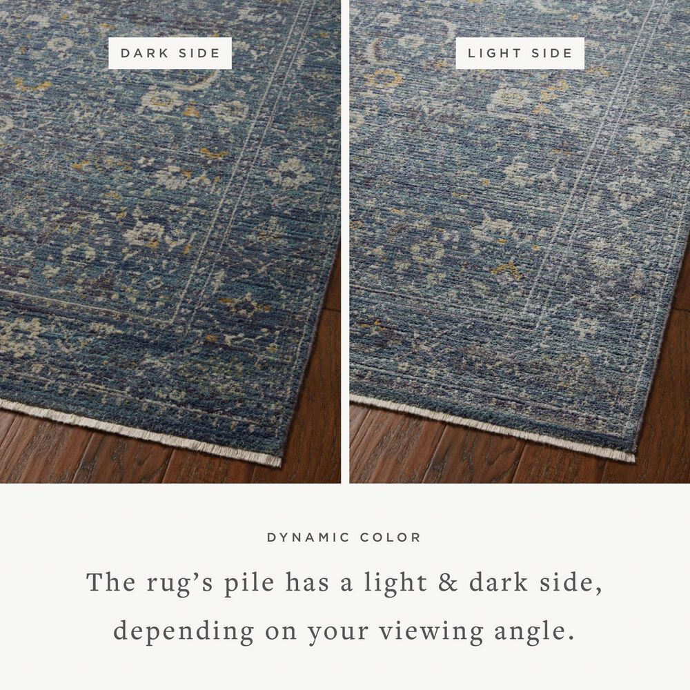 Loloi Bradbury 2&#39;6&quot; x 8&#39; Ocean and Gold Runner, , large