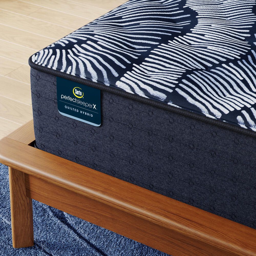 SERTA Perfect Sleeper X Knox Plush Twin XL Mattress with High Profile Box Spring, , large
