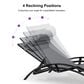 HOMLUX 3-Piece Standard Patio Chaise Lounge Set in Grey, , large