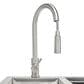 Coyote Outdoor 30" Refreshment Center with Sink, Faucet and Drop-In Cooler in Stainless Steel, , large