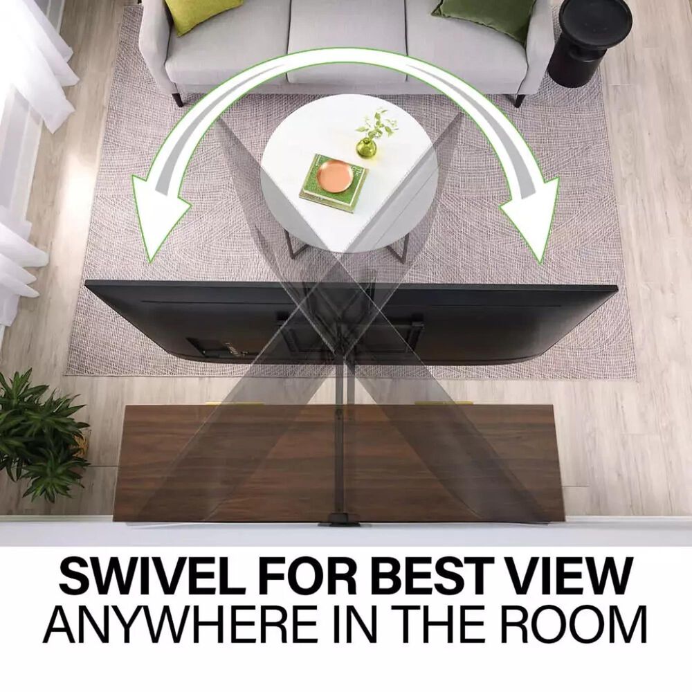 Sanus Advanced Full-Motion 4D and Shift Wall Mount for 32" - 65" TVs in Black, , large